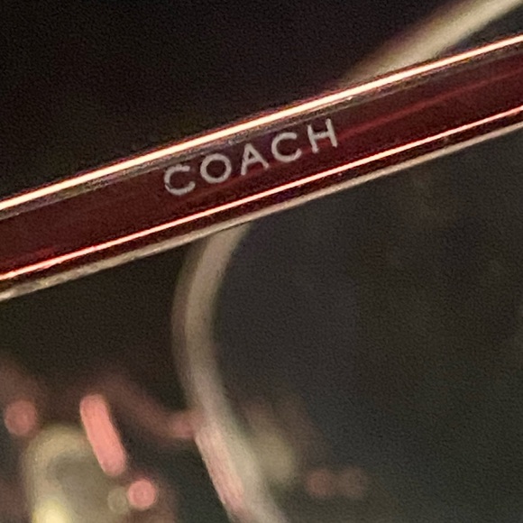 New - Red COACH Optical Frames - Picture 4 of 9
